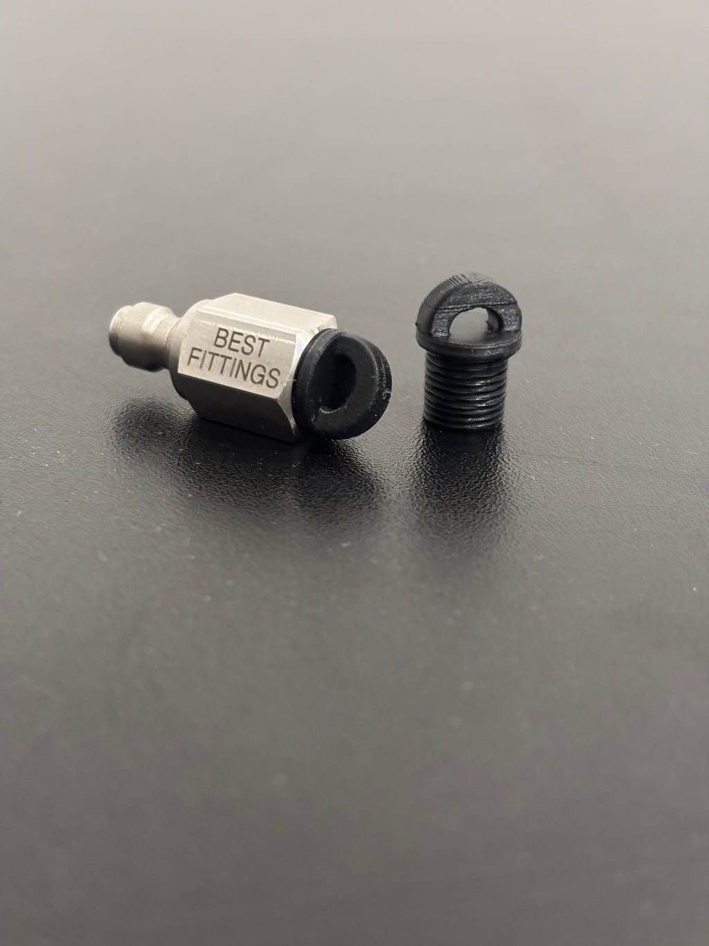 1/8" BSPP Keyring Style Dust Insert | Threaded Fitting Dust & Debris Cover